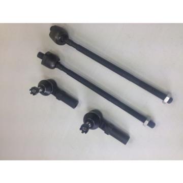 4 Piece Kit Includes Front Inner and Outer Tie Rod Ends  2 YEAR WARRANTY