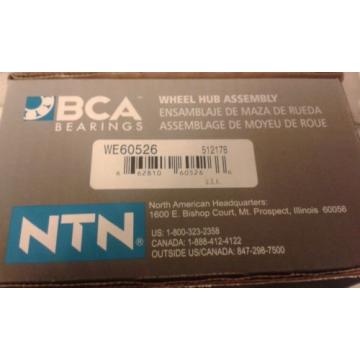 NTN,BCA BEARING  WE60526 WHEEL Hub Assembly fits 98-02 Honda Accord JAPAN NO TAX