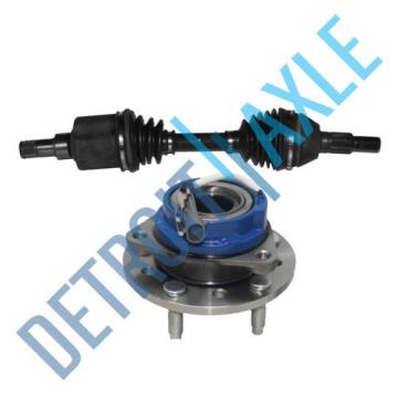 Front Passenger Side CV Axle Drive Shaft + NEW Wheel Hub and Bearing Assembly
