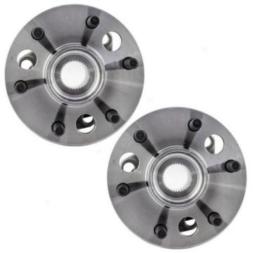 New Pair Set Front Wheel Hub Bearing Assembly Cadillac Chevy GMC Pickup Truck