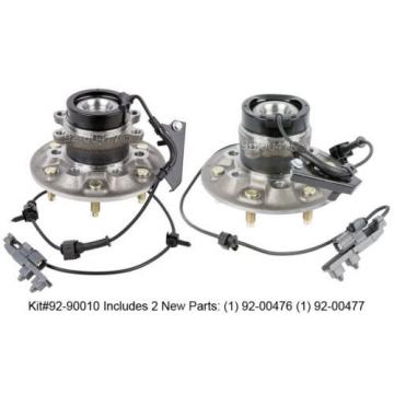 Pair New Front Left &amp; Right Wheel Hub Bearing Assembly Fits Chevy &amp; GMC Z71 2WD