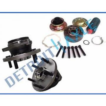 Front Drive Shaft CV Joint Repair Kit + Wheel Hub &amp; Bearings for Jeep - 4x4 ONLY