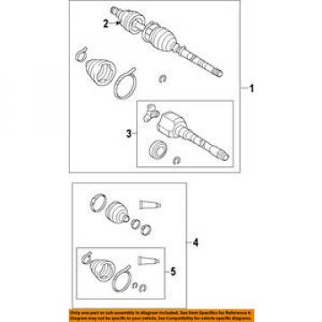 TOYOTA OEM 09-13 Matrix-Front Outer CV Constant Velocity Joint Boot 0442701020