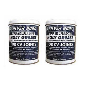 2 x MOLY GREASE MOLYBDENUM CONSTANT VELOCITY CV JOINTS STEERING SUSPENSION 500g