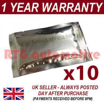 10 X 60g GREASE SACHET FOR USE WITH CV JOINTS DRIVESHAFTS GAITERS