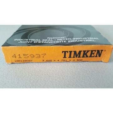 415937 TIMKEN NATIONAL  CR SKF 36220 3.625 X 4.751 X .500 OIL GREASE SEAL