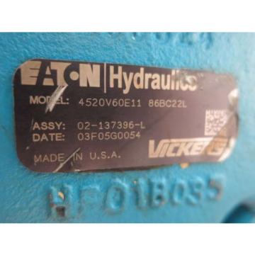 EATON VICKERS 4520V60E11 86BC22L HYDRAULIC VANE D519174 Pump