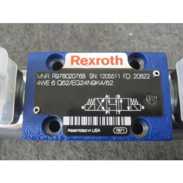 NEW REXROTH DIRECTIONAL VALVE # 4WE6Q62/EG24N9K4/62