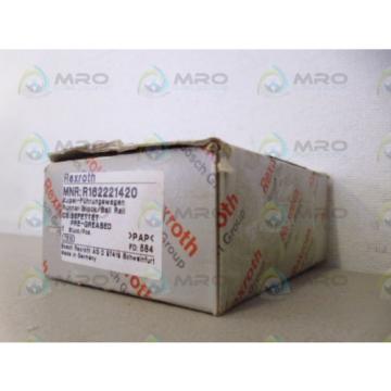 REXROTH R162221420 RUNNER BLOCK/BALL RAIL *NEW IN BOX*