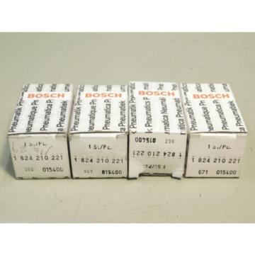 BRAND NEW - LOT OF 4x PIECES Bosch Rexroth 1 824 210 221 Solenoid Coils