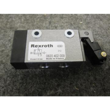 NEW REXROTH MECHANICAL DIRECTIONAL VALVE 3/2 G1/8 ROLLER # 0820402009