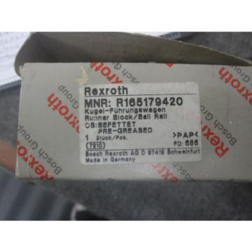 NEW REXROTH LINEAR BEARING # R165179420