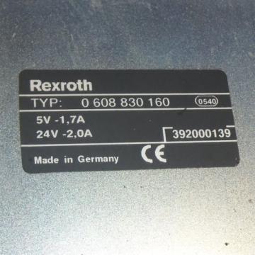 REXROTH ERGOSPIN TIGHTENING CONTROLLER 0 608 830 160