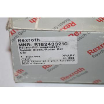 Rexroth Bosch Star R1824-332-10 SLH Linear Runner Block Size 35  * NEW *