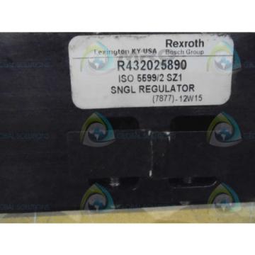 REXROTH R432025890 SNGL REGULATOR *USED*