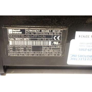 REXROTH INDRAMAT MHD071B-061-PP1-UN PERMANENT MAGNET MOTOR 281728