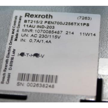 BOSCH Rexroth Bedientafel BT215/2 PEN700J246TX1PS