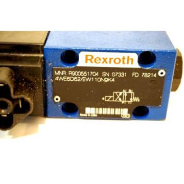 NEW REXROTH R900551704 HYDRAULIC VALVE 4WE6D6X/EW110N9K4