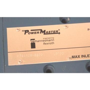 NEW MANNESMANN REXROTH PT44106-8500 POWERMASTER VALVE