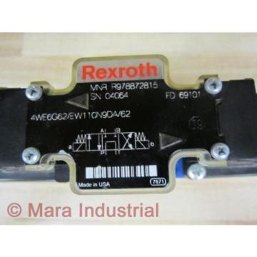 Rexroth Bosch R978872815 Valve 4WE6G62/EW110N9DA/62 - New No Box