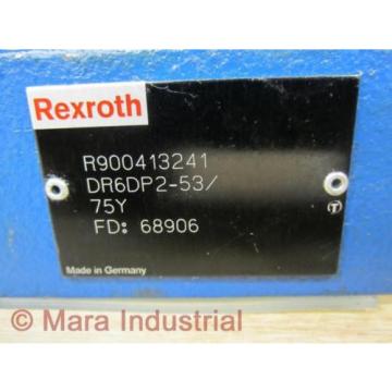 Rexroth Bosch R900413241 Valve DR6DP2-53/75Y - New No Box