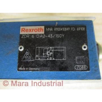 Rexroth Bosch R900410849 Valve ZDR 6 DA2-43/150Y - New No Box