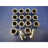 #11 Miatamecca Chrome Cap Lock Lug Nut Set