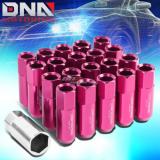 20 PCS PINK M12X1.5 EXTENDED WHEEL LUG NUTS KEY FOR DTS STS DEVILLE CTS